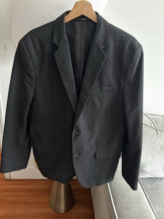 Banana Republic Other - Banana Republic Blazer Mens 44 Gray Cotton 2 Button Slim Fit Sport Coat Jacket